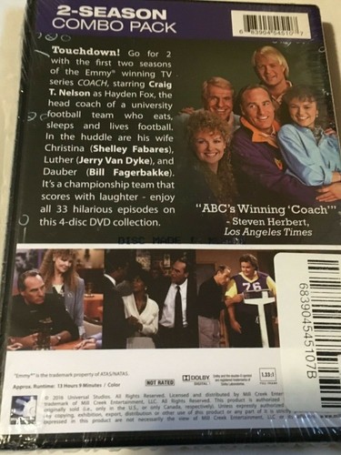 Coach:FIRST And Second Season DVD NEW (6) OOP - Foto 2 di 2
