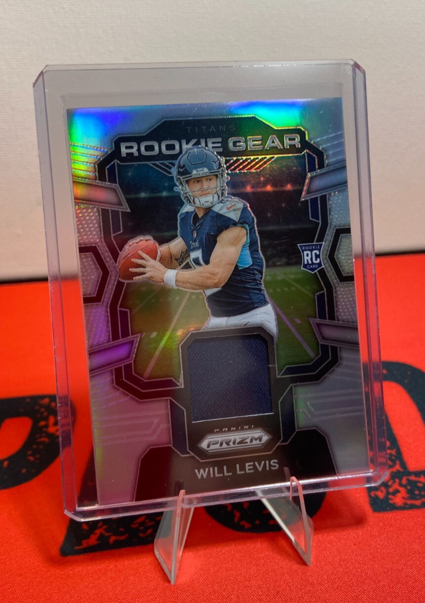 2023 Panini Prizm Rookie Gear Will Levis #RG-WL Rookie RC Silver
