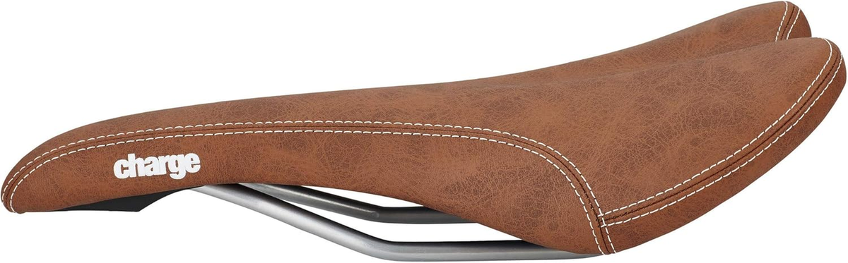 Bike Saddle Spoon Chromag Overture Saddle, CrMo Rails Brown From