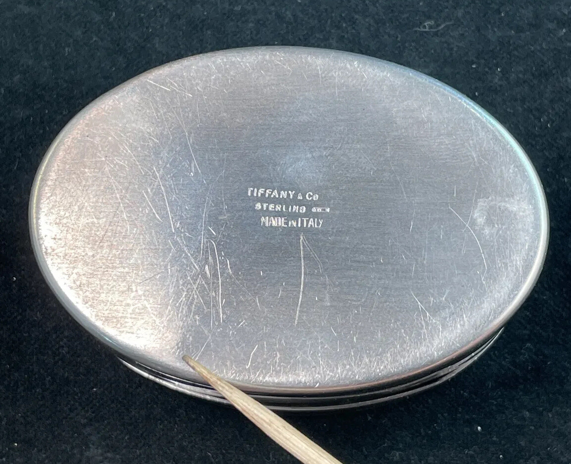 Tiffany　　SILVER　アクセサリーケース　VINTAGE Tiffany Sterling Silver Jewelry/ Trinket Box Italy | eBay