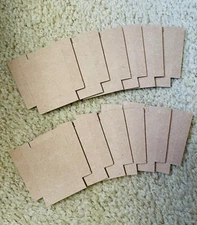 12ea Cardboard Bandolier Inserts for M1 Garand 8rd Clips USGI UNISSUED