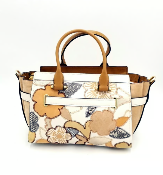 Coach Swagger 27 tea rose ティーローズ　ハンドバッグ Coach Swagger 27 Tea Rose Tooling review - YouTube