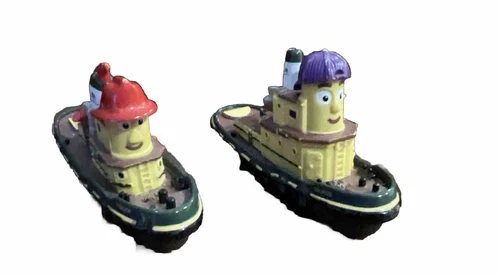 Foduck Ertl 1998 & George The Tugboat Lot Of 2 Diecast Tugboats