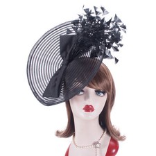 Womens Kentucky Derby Fascinator Wedding Church Racing Hat Headpiece T425