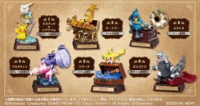 Re-Ment] Pokemon VINTAGE COLLECTION Type: Steel 6-piece BOX From