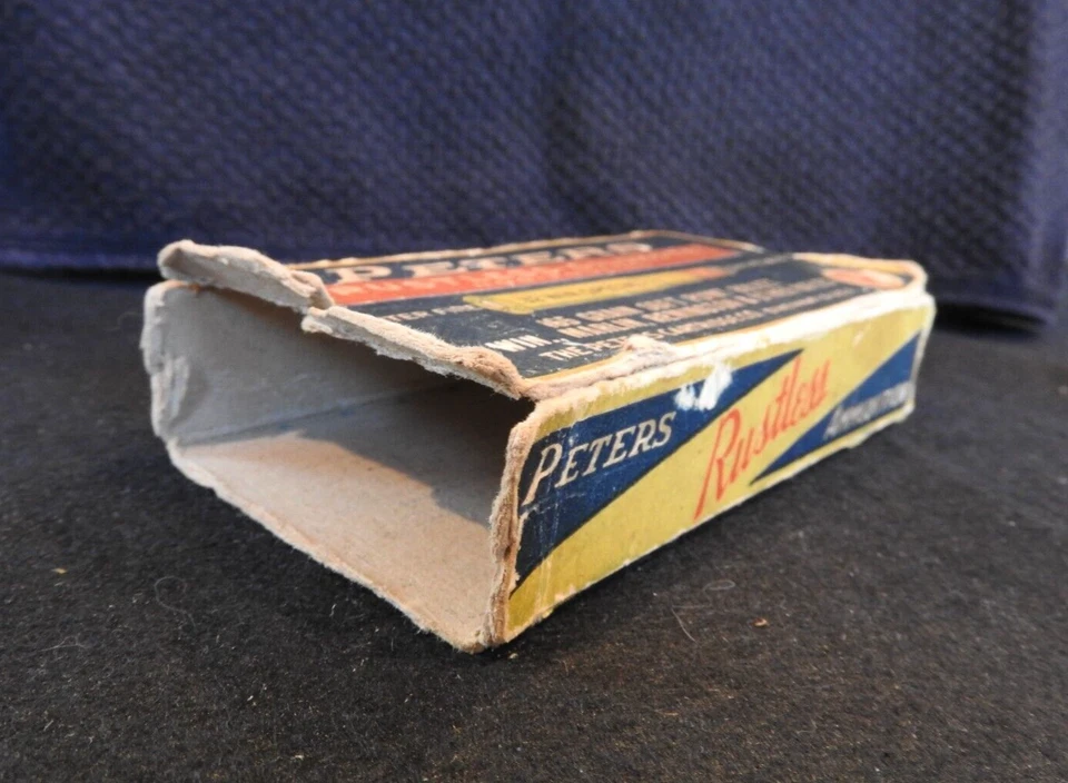 EMPTY BOX Peters Rustless-Gildkote .32 Winchester Special 1894 Rifle Soft Point - Image 4 of 4