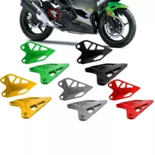 Aluminum Footpeg Footrest Heel Plate Guard For 2024 2025 Ninja 500 Z500