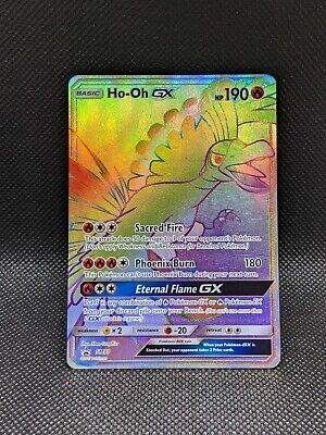 Ho-Oh GX PSA 9 SM80 Promo Rainbow Rare Full Art Mint Po