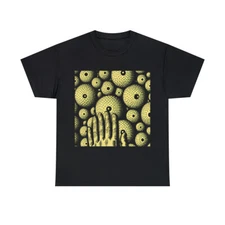 Scary Dark Fantasy Horror Art T Shirt Halloween Trypophobia Fear of Holes Gross