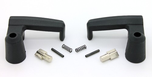 NEW Black Vent Window Handles Locks SET / FOR JEEP YJ WRANGLER FULL DOORS Latch - 第 5/6 張圖片