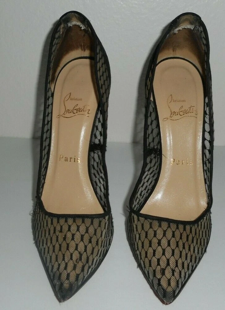 Datum indlogering at lege CHRISTIAN LOUBOUTIN Paris Pigaresille Made in Italy Size 36 6 Shoes Heels  Black | eBay