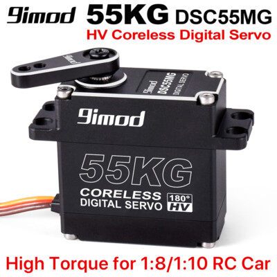 9imod 55kg Wasserdicht Magnetic Sensor Metall Digital Servo für 1/8 1/10 RC Cars