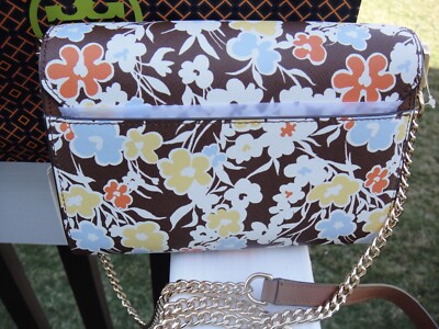TORY BURCH 167750FLEMING426 関税送料込 NEW Tory Burch Emerson Printed Chain Crossbody Bag.RET