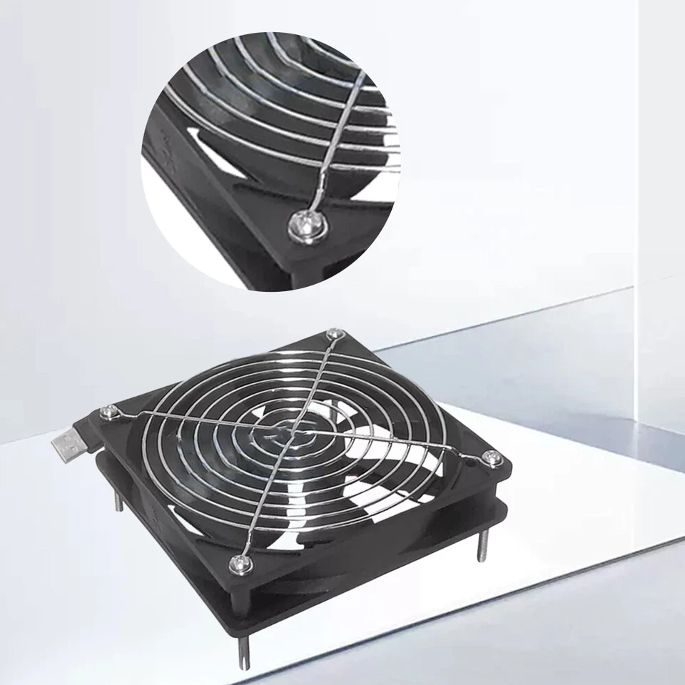 USB cooling fan 5V silent high wind power chassis router set-top box cooling fan - Image 4 of 4
