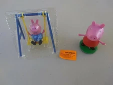 Decopac Peppa Pig Swing Set Cake Decoration Topper Pink 38250 3.2" x 1.8"