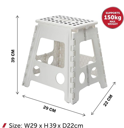 Foldable Step Stool Heavy Duty Multipurpose Portable Antislip Folding Home 150KG - Picture 29 of 41