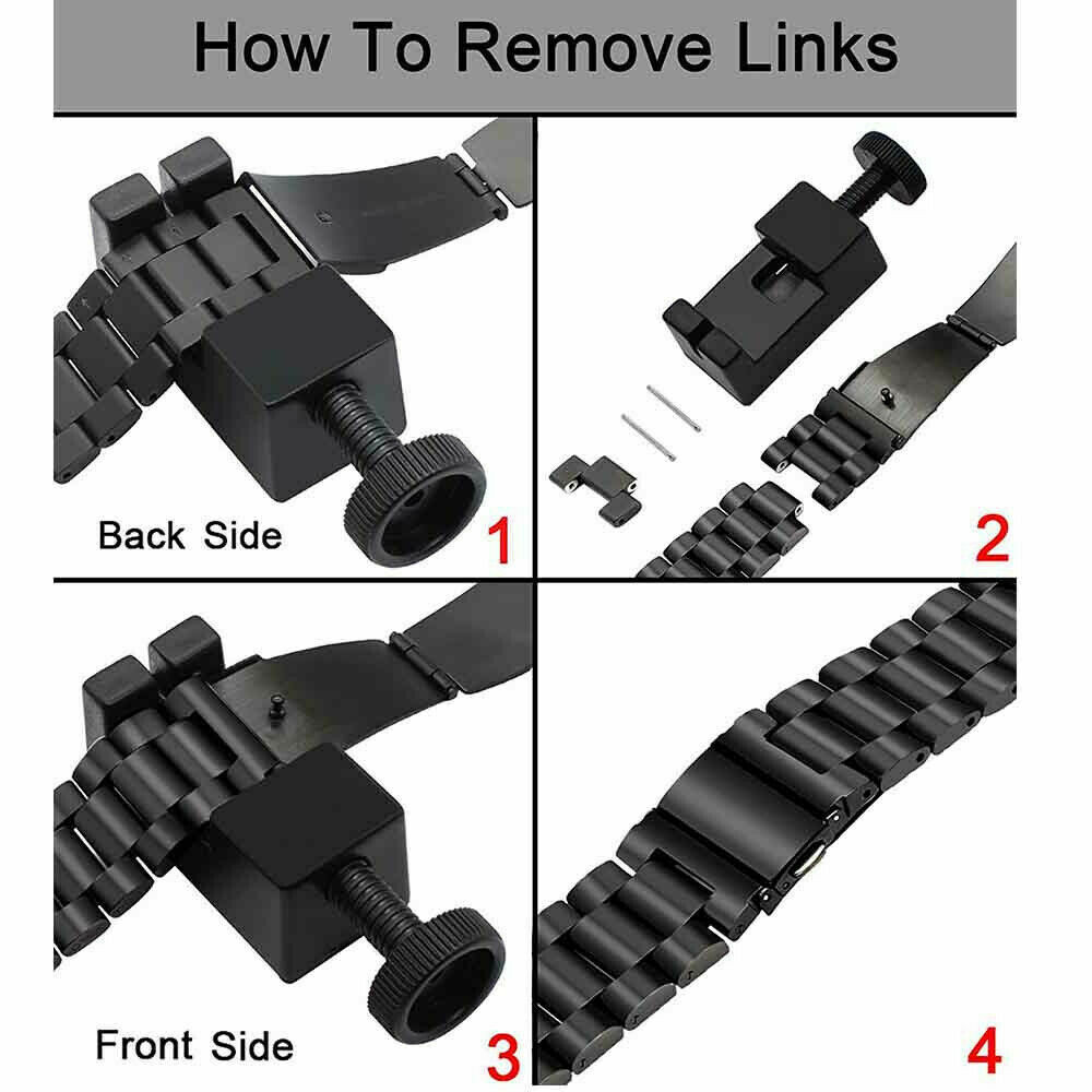 For Samsung Galaxy Watch 40/44mm watch Pro 45 Metal Band Strap