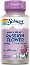 Solaray Passion Flower 250 mg 60 Caps