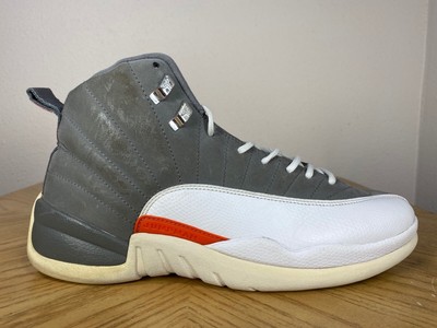 retro 12 orange and grey