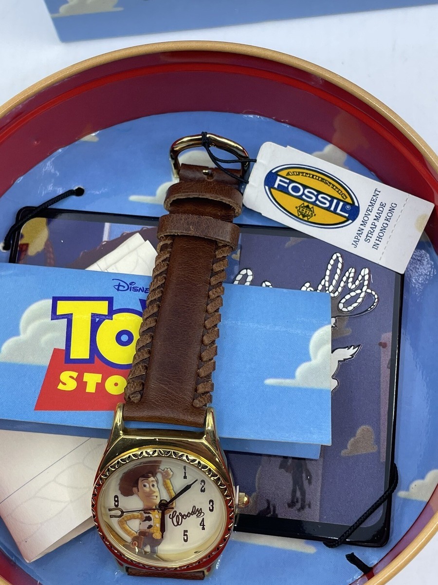 Disney Toy Story Woody Fossil Limited Edition Collectors Watch Tin