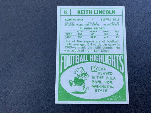 1968 TOPPS FOOTBALL CARDS #3-72 PICK CARDS YOU WANT - Picture 59 of 203