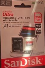 SanDisk Ultra 256 GB micro SDXC UHS-I High Speed 150MB/s GENUINE factory sealed