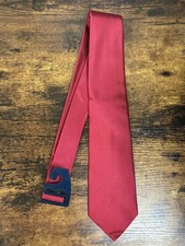 Brooks Brothers Red Solid Tie 100 Silk Men's Necktie 58"