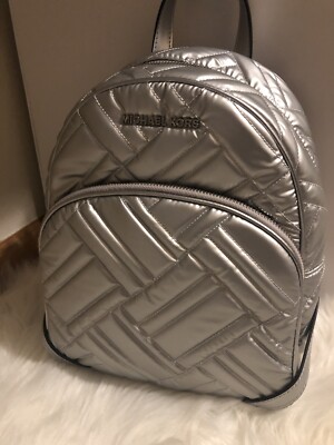 Michael Kors Abbey Medium Quilted Leather School Backpack  display picture 3