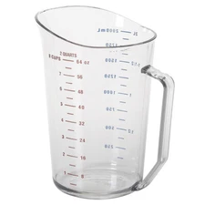 Cambro Camwear Acrylic Measuring Cup 8 Cup/2 Quart