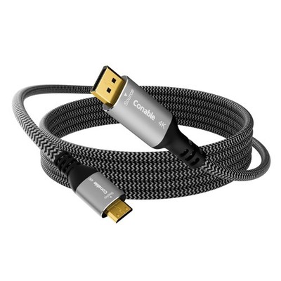 4K DisplayPort to Mini HDMI Cable 4FT, Uni-Directional DP to Mini HDMI Cable....