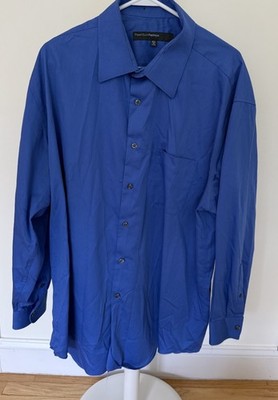 Perry Ellis Portfolio Men s Button Down Dress Shirt - Size 18 34/35