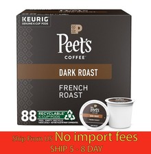Peet's Coffee, Dark Roast Keurig K-Cup Pods...French Roast 88 Count a19.5