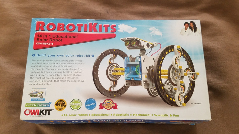 Owikit Robotikits 14-In-1 Educational Solar Robot Kit MSK615 NEW