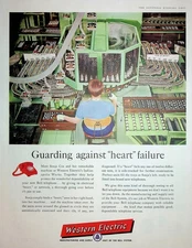 Original 1957 Vintage Telephone Ad: Ft. Western Electric Unit of Bell System