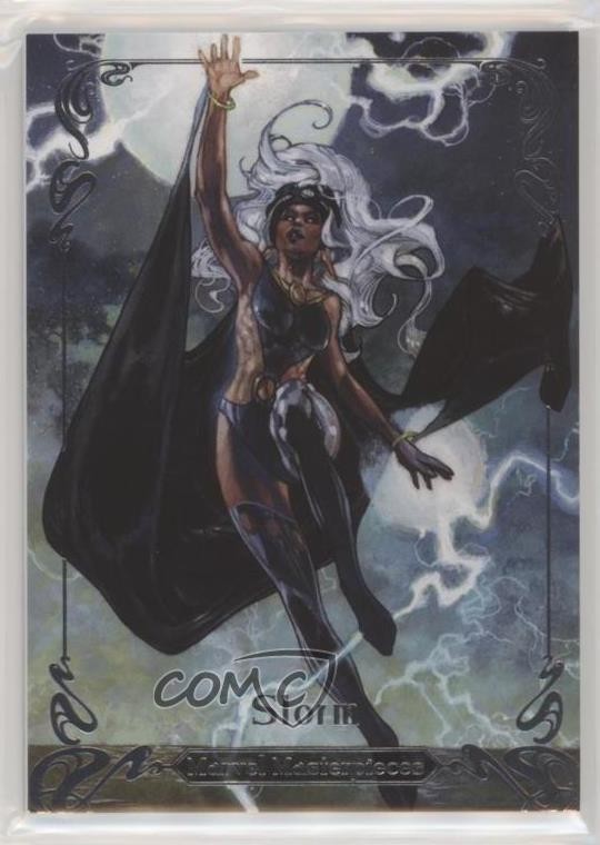 2018 Upper Deck Marvel Masterpieces Level 3 175/999 Storm #67 5me