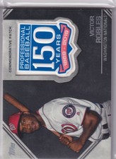 2019 Topps Update #AMP-VR Victor Robles 150th Anniversary Manufactured Patch