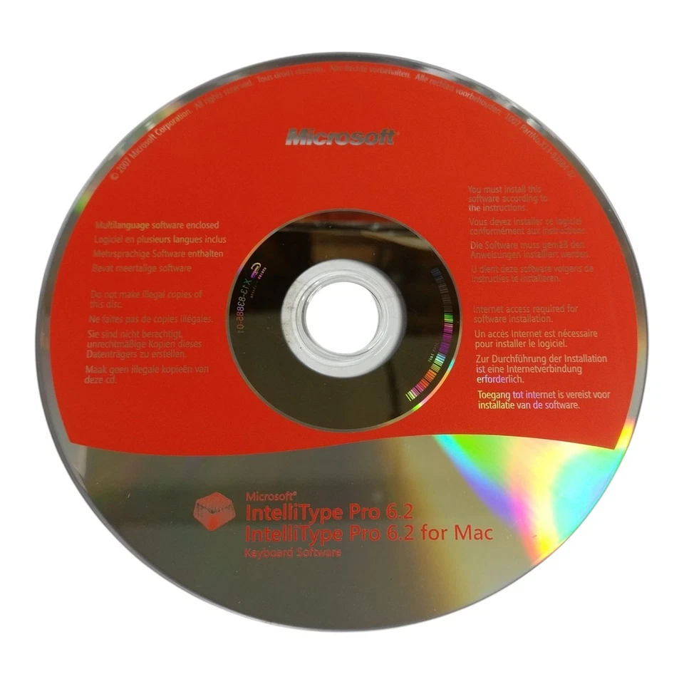 Microsoft IntelliType Pro 6.2 for Windows & Mac CD Software Disc - Image 3 of 3