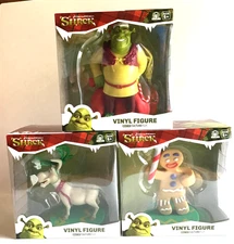 (1) DREAMWORKS SHREK, DONKEY, GINGERBREAD MAN 4.5" Vinyl Figure Collectible  NEW
