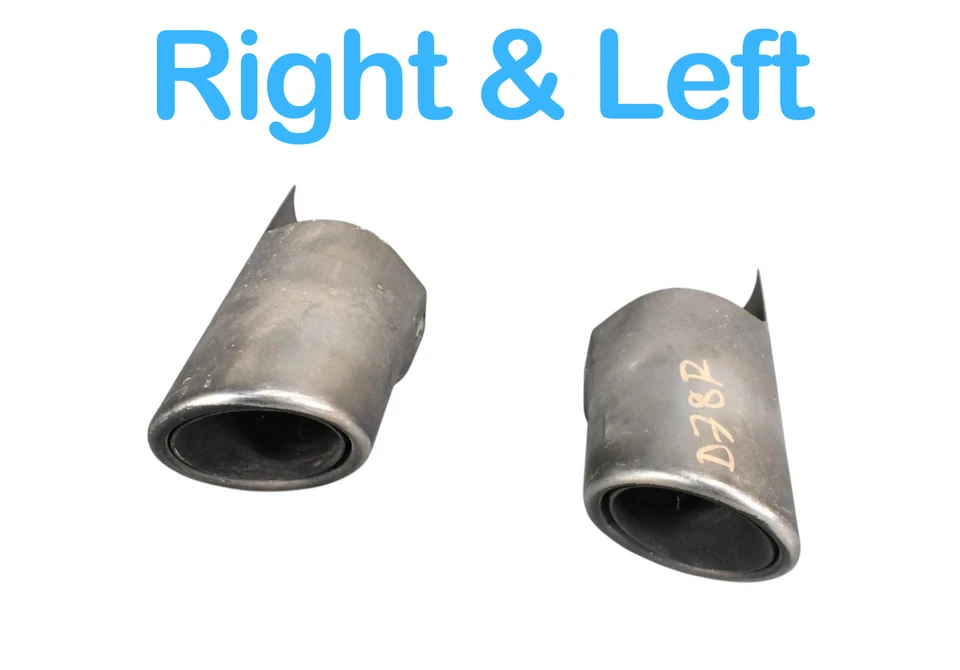 Комплект оригинальных задних правых и левых наконечников глушителя выхлопной системы 04–06 Jaguar XJ8 XJR X358 - Изображение 3 из 4