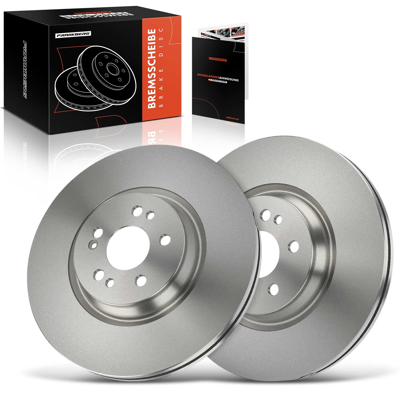 Frankberg 2x Brake Discs Pair Vented 354mm for Mercedes-Benz GLE C167 V167 Front