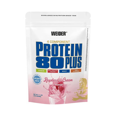 Weider Protein 80 Plus (500g) Raspberry-Cream (61,98 EUR/kg)