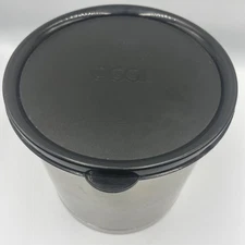 Oggi Stainless Steel Jumbo (4 Qt Grease Container with Removable Strainer Lid x3