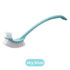 Long Handle Toilet Brush Double Head Corner Cleaner Bathroom Cleaning Tool UK