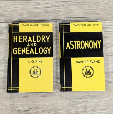  Teach Yourself Books - Heraldry & Genealogy  L G Pine, Astronomy David S. Evans