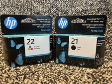 Genuine HP 21 Black  22 Tri-Color Ink Set December 2026  January 2027