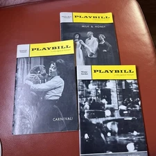 3) 1961 November 27 Broadway play bills three different theaters Shows