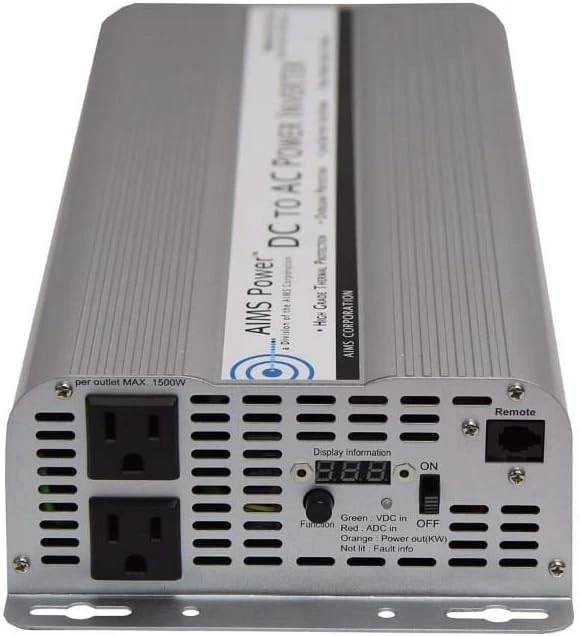 AIMS 2500 Watt Power Inverter 24 Volt - Image 2 of 4