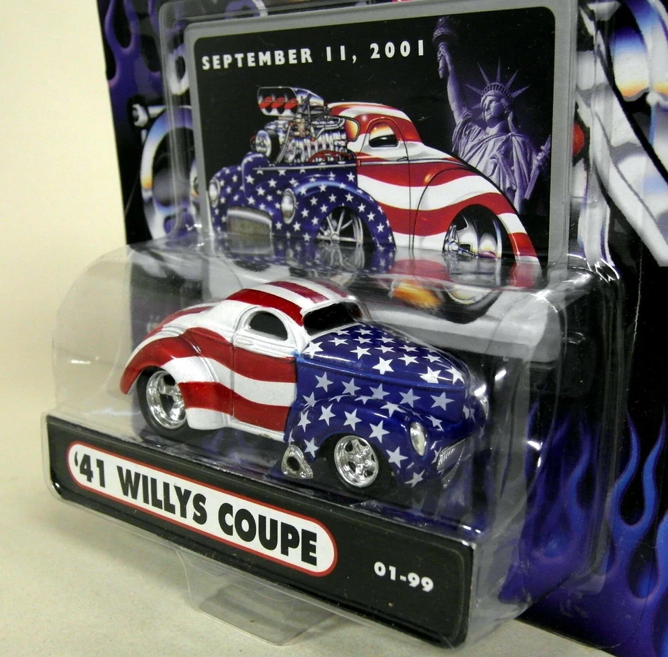 Muscle Machines 1/64 Scale - '41 Willys Coupe Sept 11 2001 Diecast Model car - Image 2 of 2