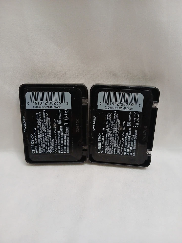 CoverGirl Cheekers Face Blush, Natural Twinkle 183, 0.12 oz 2 pack - Image 3 of 4