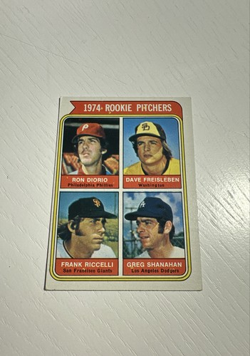 Rookie Pitchers [Frsl. San Diego SM. Print] #599 1974 Topps card